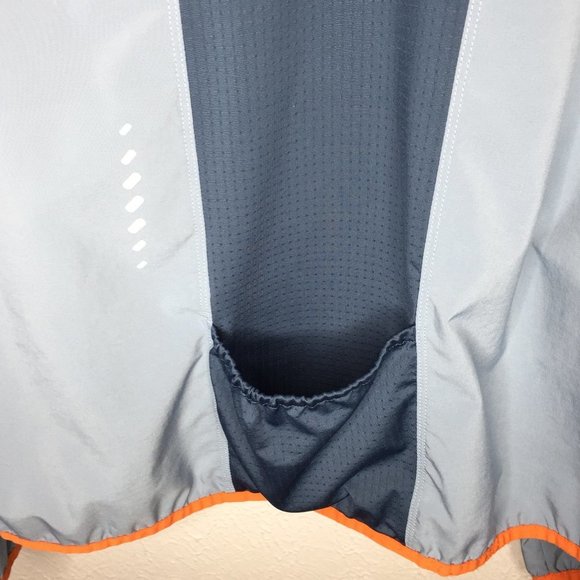 Columbia men's M omni-wick omni-shade long sleeved jacket in blue/orange. - Picture 7 of 11